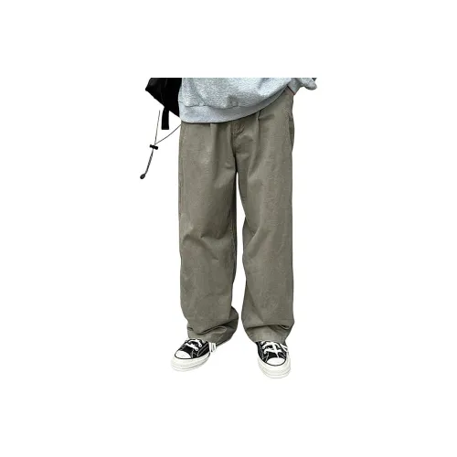 LOUGHNEA [Повседневные брюки] Хаки Мужские Повседневные брюки