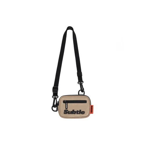 Тонкий нейлоновый кошелек для монет стандартный унисекс песочно-коричневый