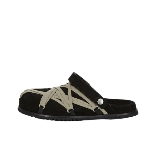 RICK OWENS совместный бренд RO Megalace Повседневная обувь Женская Черная