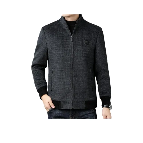 Vintage Cars Серый Мужской Пальто