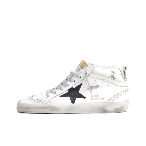 Golden Goose Mid Star MID Топ Стильные Скейтбординги Женские Белые