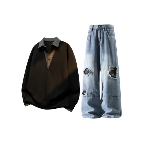 ZIRUNGE Унисекс Свитшот Комплекты