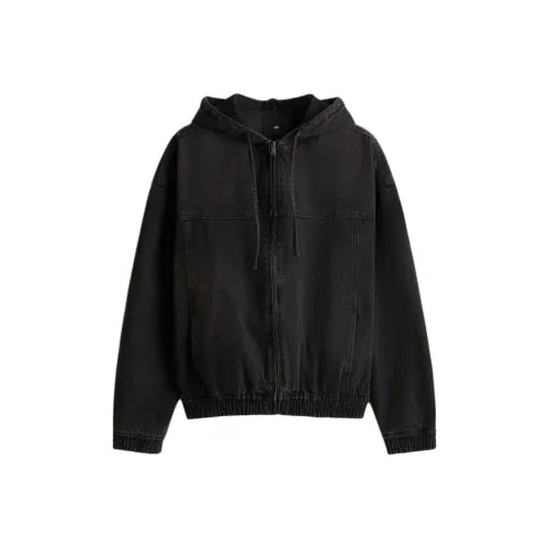 H M Черные Мужские Джинсовые Куртки