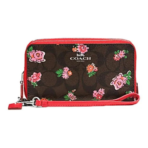COACH Double Zip Wallet Клатчи Женские