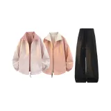 Розовый [Двусторонний] Топ + Штаны