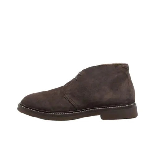 BRUNELLO CUCINELLI Ботильоны Мужские Коричневые