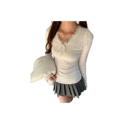 MUCCHIC Абрикос Женская Трикотажная