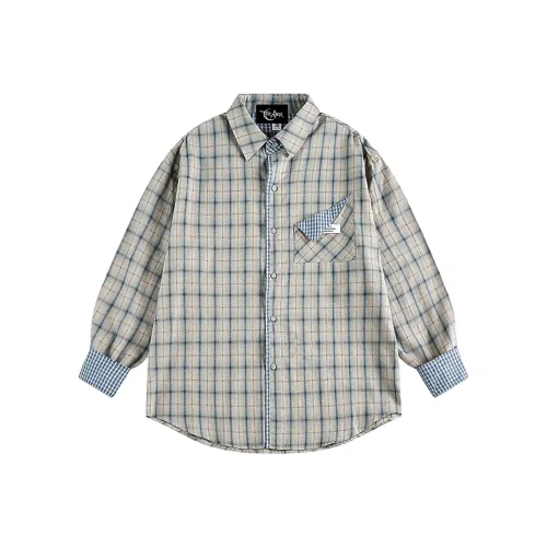 THE AIER Синий Унисекс Рубашки