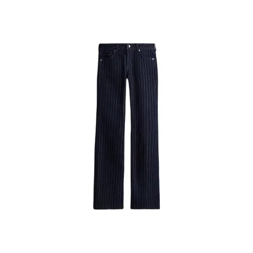 H M Темно-дженговый синий женский джинсы