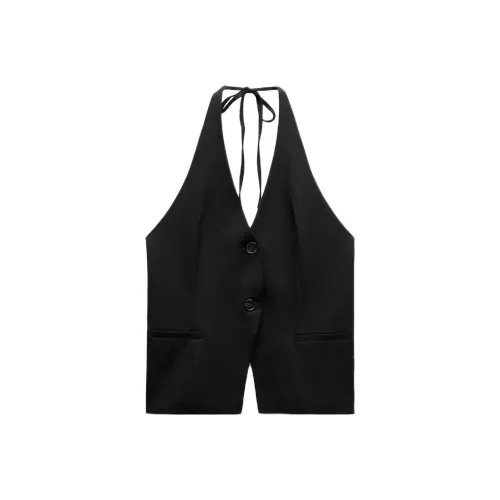 ZARA Черные Женские Майки