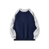 Темно-синий, синий и белый, фотиния, серый, рукава.