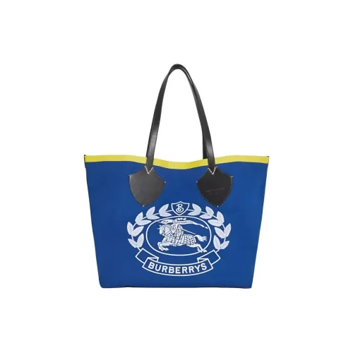Burberry Хлопок Сумка через плечо Большая Унисекс Морской Синий