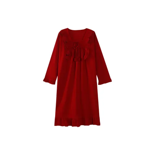 FENTENGCARE Red Women's Nightwear