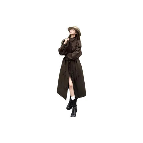 JOPPTI Чайный коричневый Женские Тренч