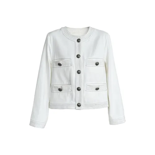 ONE PASS STUDIO Белый Женские Куртки