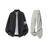 Темно-серый топ + серые штаны фотиния