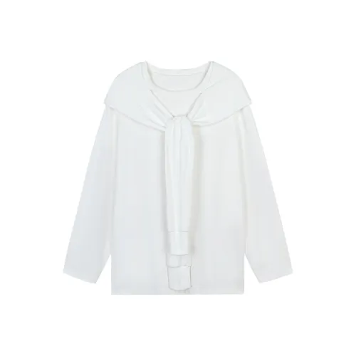 Ouyang Комплект с короткими рукавами рубашка женский