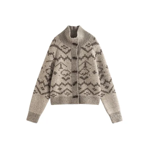 Inman Цветочный CAMEL Женская Трикотажная