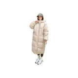 Белая хлопковый пуховик