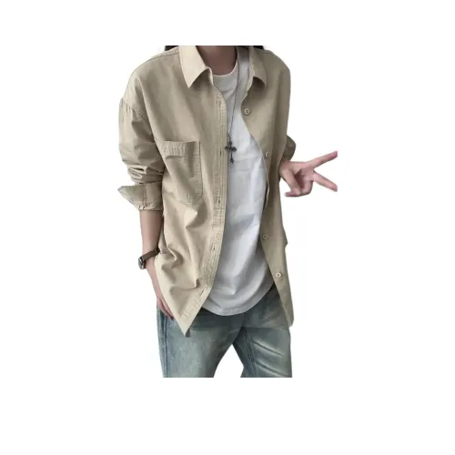 SOUL WORKER Хаки Унисекс Рубашки