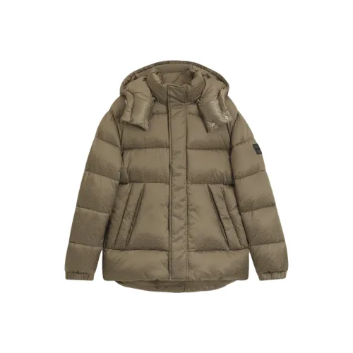 Hugo Boss Светло-коричневый Мужской пуховик