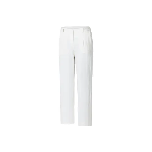 ANTA Ванильный Белый Женские Повседневные Штаны