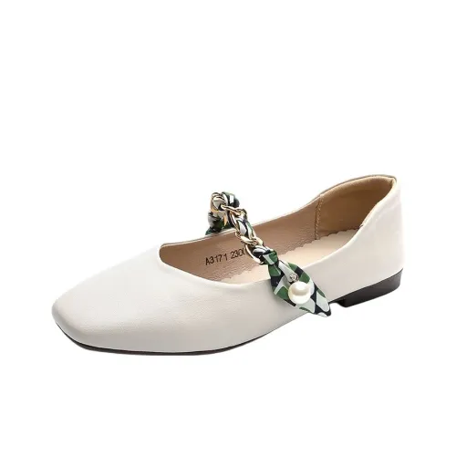 JNLVWA Плоская подошва Туфли Мэри Джейн Женские