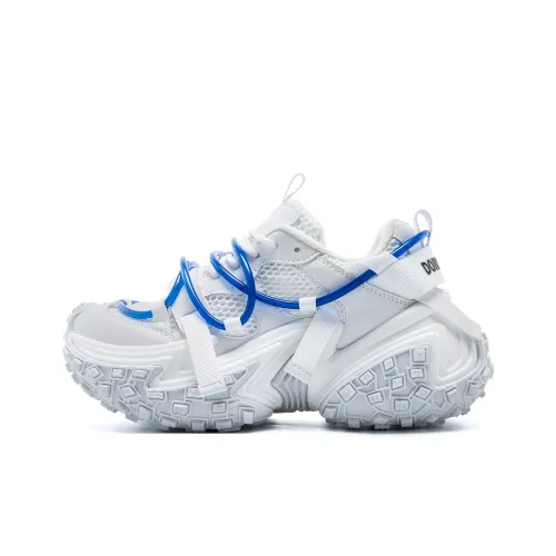 CONTROL SECTOR Низкие кеды White Dark Blue Tube Unisex