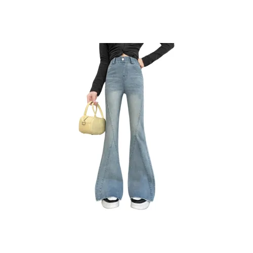 ЮЙЧЖАОЛИНЬ Синий X3018 Школьный возраст Джинсы