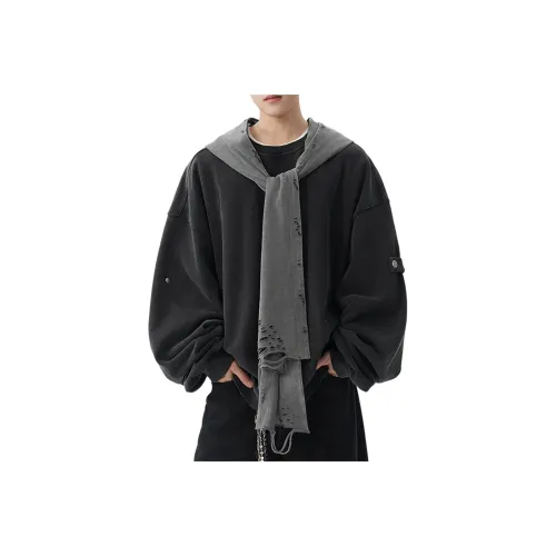 GANGZAI Черный Унисекс Свитшоты