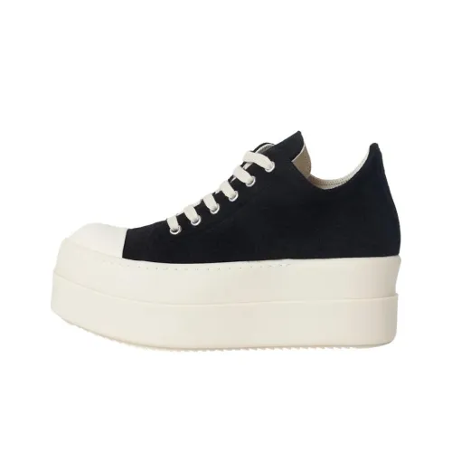 Rick Owens DRKSHDW Низкие кроссовки для скейтбординга Женские Черные