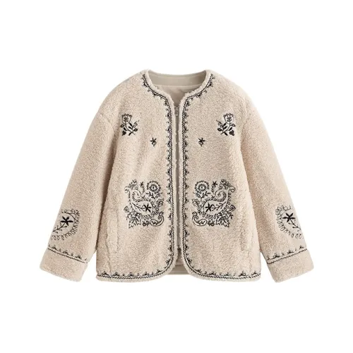 Inman Светлый Бежевый Абрикос Женские Меховые изделия