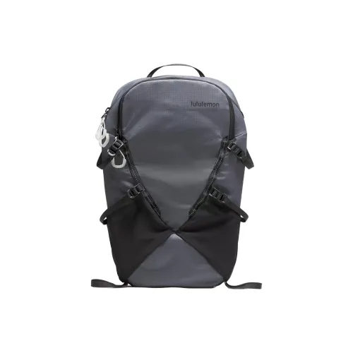 lululemon Нейлон Рюкзак Унисекс Серый Черный Цвет