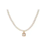 Ожерелье с бусиной жемчуга Shi Family