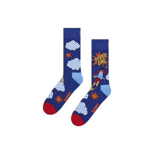 Happy Socks Синие Унисекс Носки до середины голени