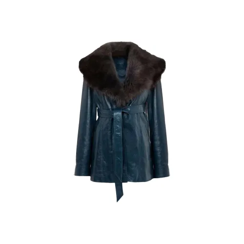 Chloe FW25 Кожа Куртка Женские