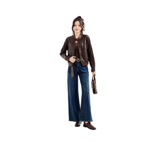 TERRE BLEUE Кожа Куртка Женская