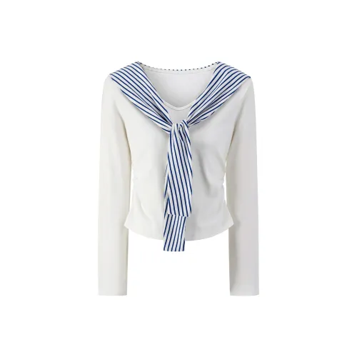 COVER TIME Белый Женский Трикотаж