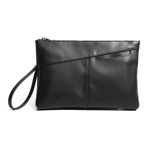 Old Man's Head Синтетическая кожа Клатч Мужской Черный