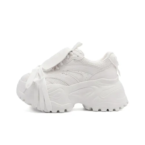 ZRO Высота Увеличивающая Устойчивая к Износу Противоскользящая Низкая Топ Платформа Тяжелая Подошва Кроссовки Женские