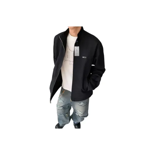 Kangaroo Черный Унисекс Куртки