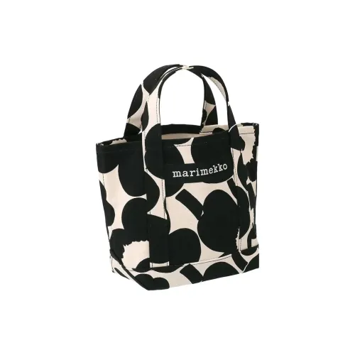 Marimekko совместная брендированная холщовая сумка-тоут сумка для покупок унисекс черный