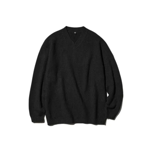 UNIQLO Черные Унисекс Свитера