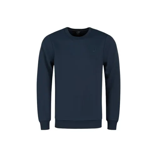 ASICS Темно-синий Синий Мужской Свитшот