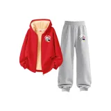 [Thickened и с флисовой подкладкой] Di'S Expectation K Красный + Di'S Expectation K Серый