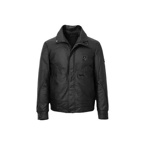 AHCN Натуральная кожа куртка мужская