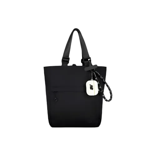 New Balance совместная тканевая сумка-тоут сумка для покупок сумка через плечо унисекс черная