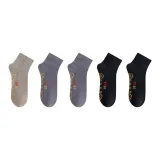 5 пар (Черный 2 + Темно-серый 2 + Светло-серый 1)