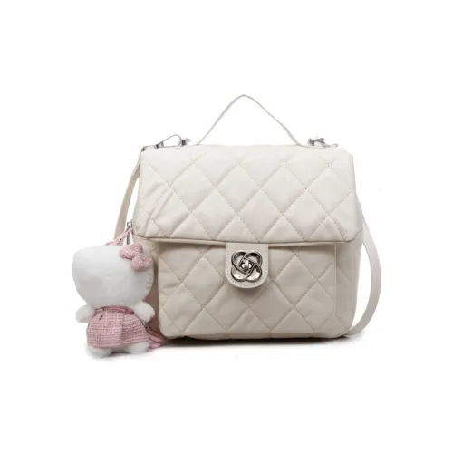 DIFFERENT FACES Синтетическая кожа Сумка Стандартная Женская Белая