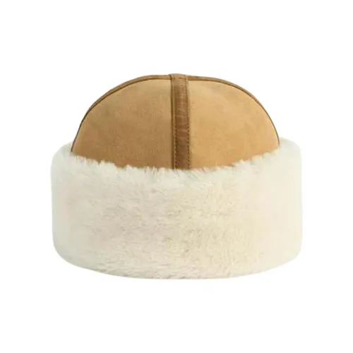 TOTEME Шапки и кепки из овечьей шкуры женские коричневый